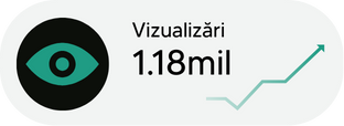 Statistică ce ilustrează creșterea vizibilității brandului
